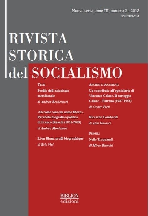 Rivista Storica del Socialismo Numero 2/2018 | Immagine principale