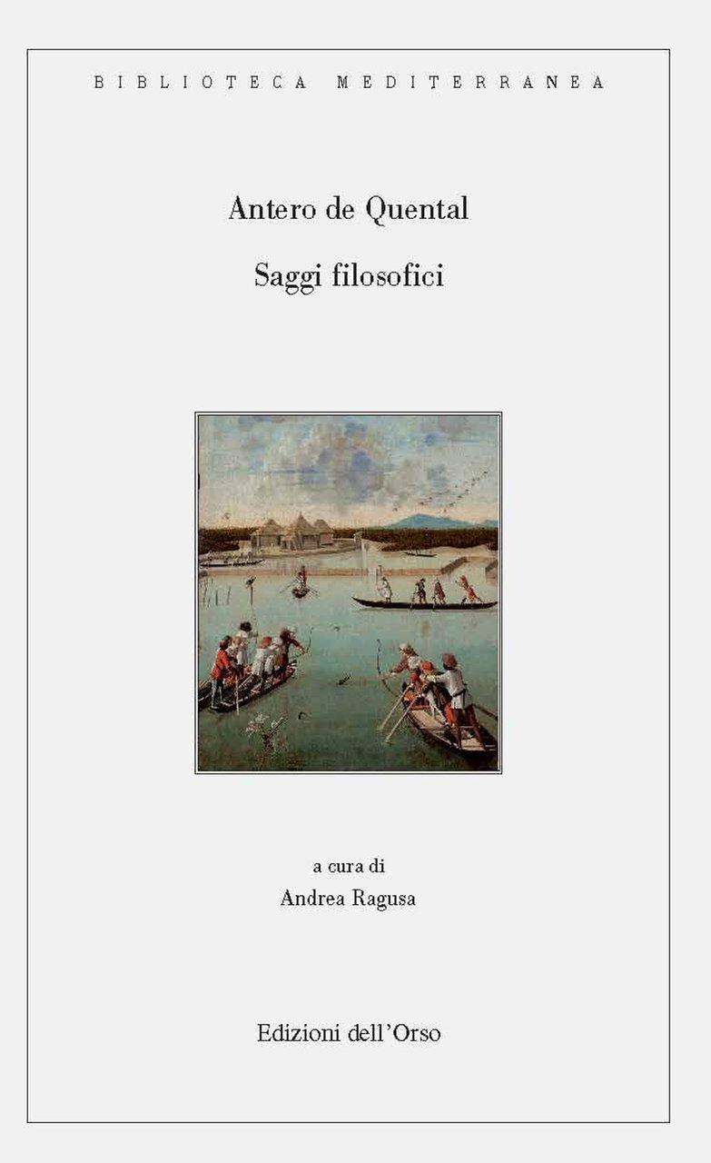Saggi filosofici. Antero de Quental