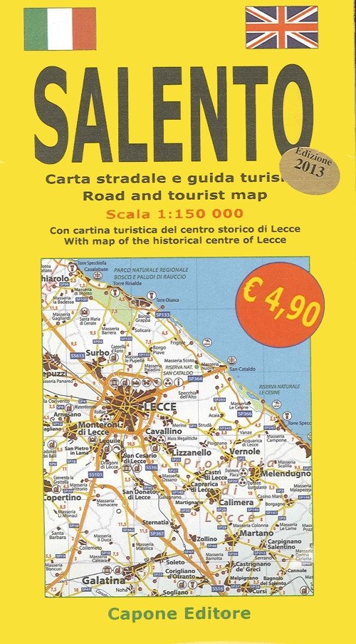 Salento. Carta Stradale e Guida Turistica 1:150.000. con Cartina Turistica …