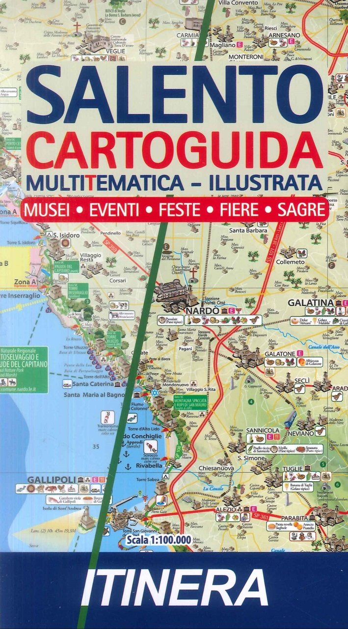 Salento Cartoguida Multitematica Illustrata