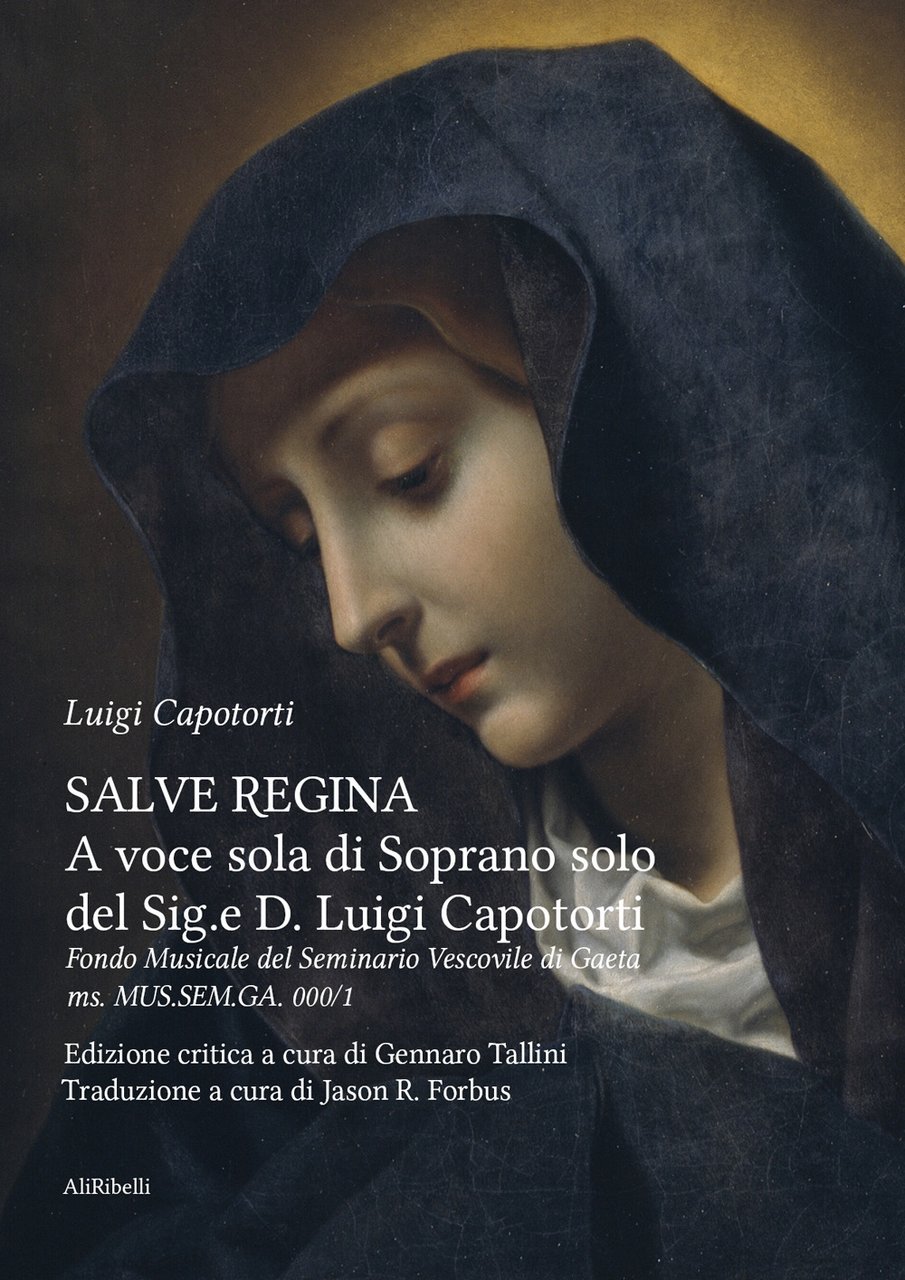 Salve Regina a voce sola di soprano solo del Sig.e …