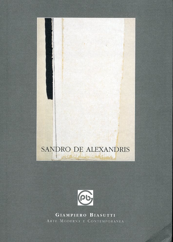 Sandro De Alexandris. Il Velo dell'aria, Torino, Galleria Giampiero Biasutti, …