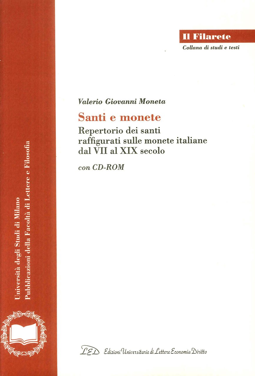 Santi e monete. Repertorio dei santi raffigurati sulle monete italiane … | Immagine principale
