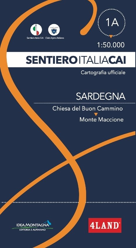 Sardegna. Da Sa Barva a Castiadas. scala 1:50.000