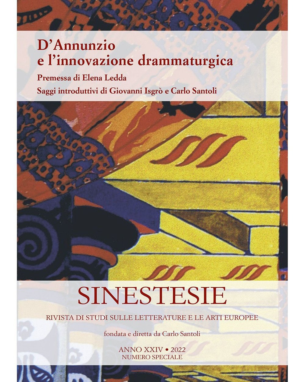 Sinestesie. Rivista di studi sulle letterature e le arti europee … | Immagine principale
