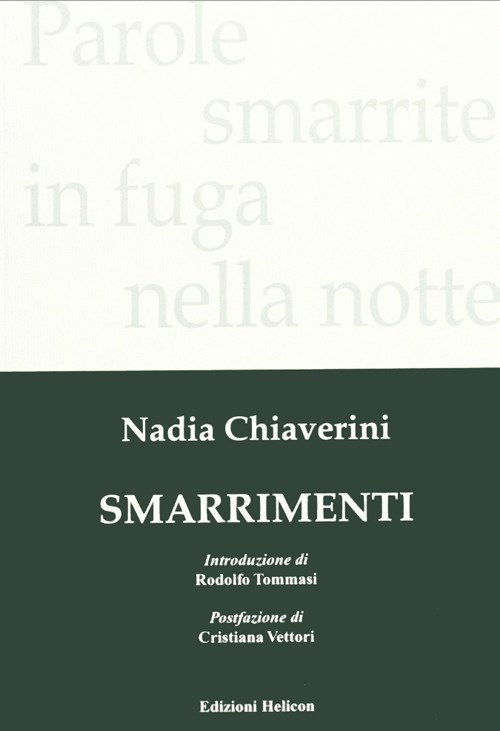 Smarrimenti, Poppi, Edizioni Helicon, 2011