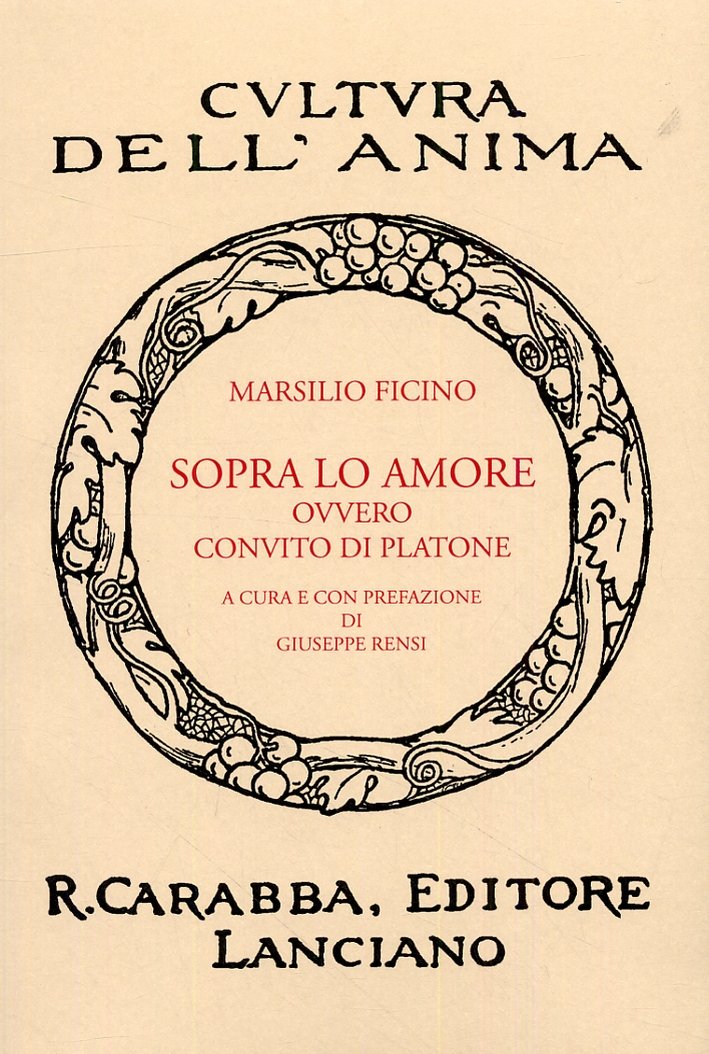 Sopra lo amore ovvero convito di Platone