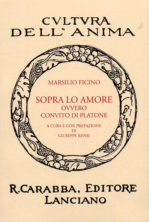 Sopra lo amore ovvero convito di Platone