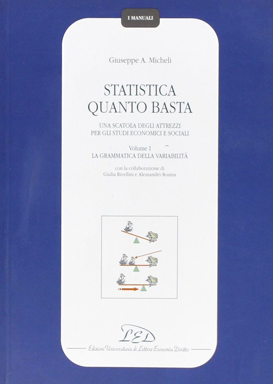 Statistica quanto basta. Una scatola degli attrezzi per gli studi … | Immagine principale