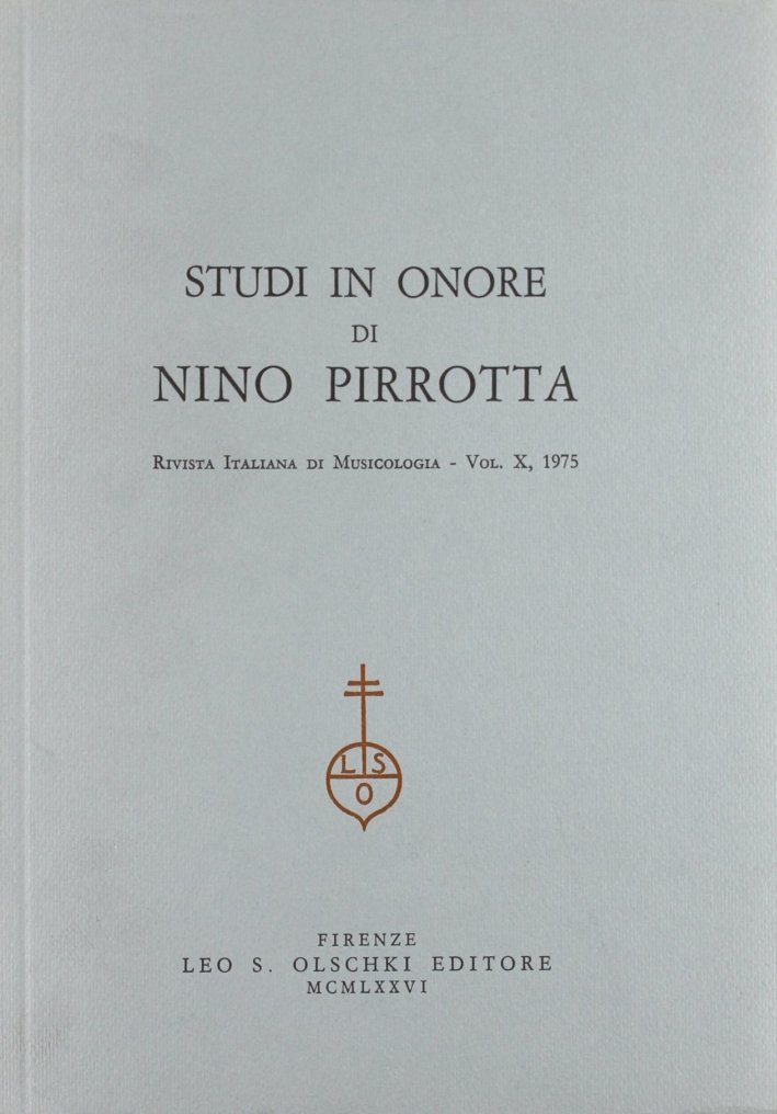 Studi in onore di Nino Pirrotta