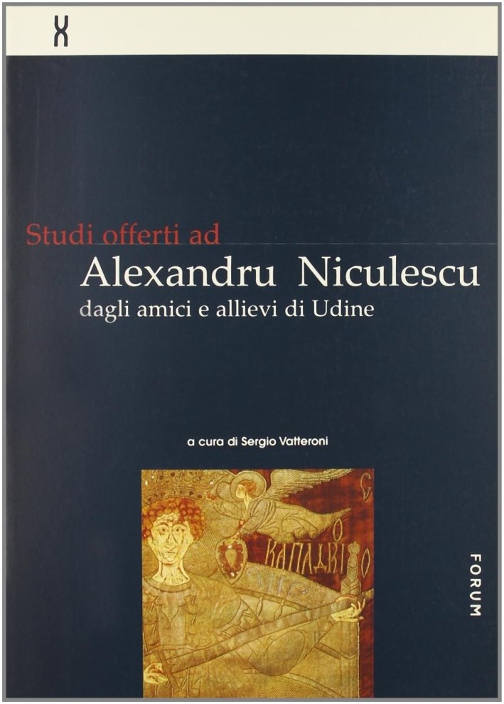 Studi offerti ad Alexandru Niculescu dagli amici e allievi di … | Immagine principale