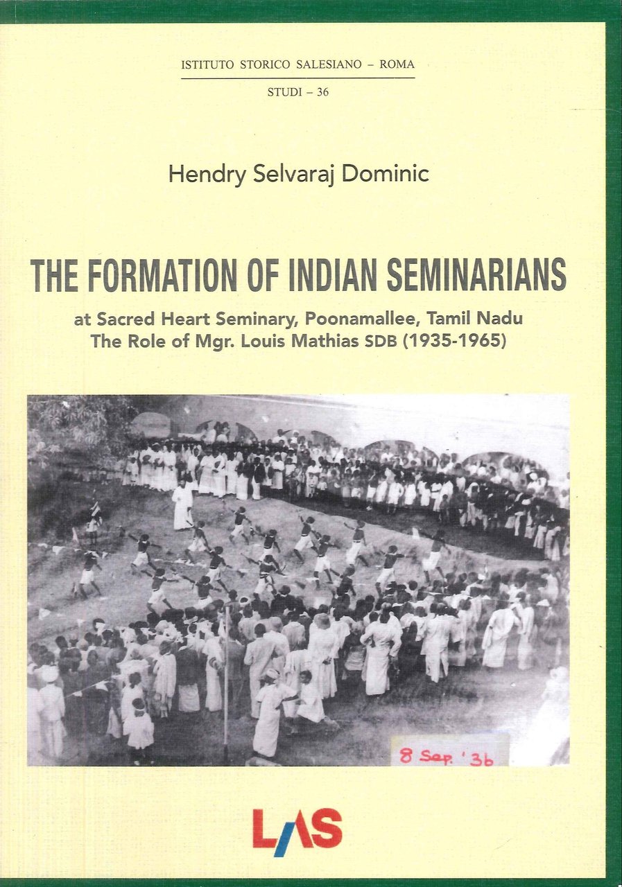 The formation of indian seminarians at Sacred Heart Seminary, Poonamallee, …