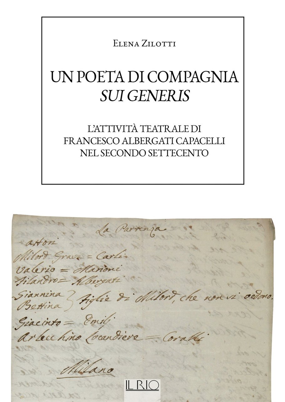 Un poeta di compagnia sui generis. L'attività teatrale di Francesco …
