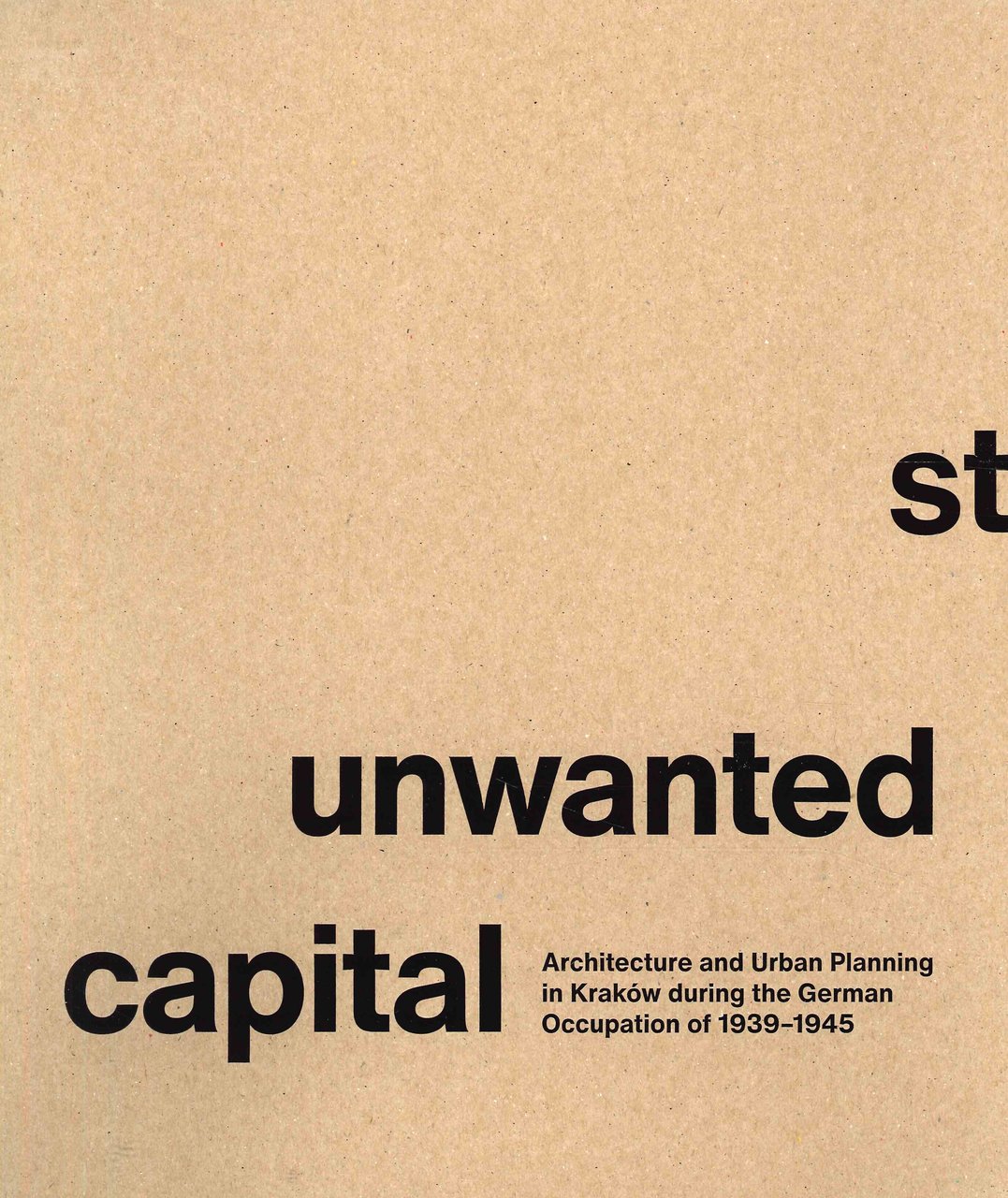 Unwanted capital. Architecture and urban planning in Krakow during the … | Immagine principale