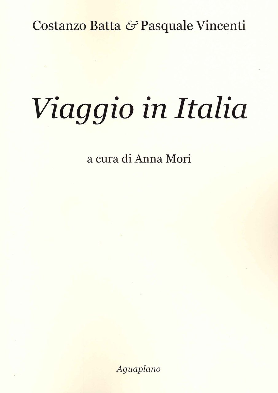 Viaggio in Italia.