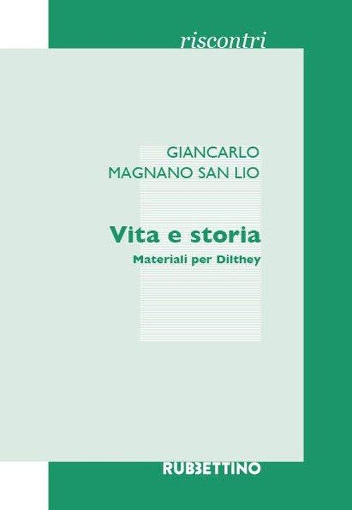 Vita e storia. Materiali per Dilthey | Immagine principale