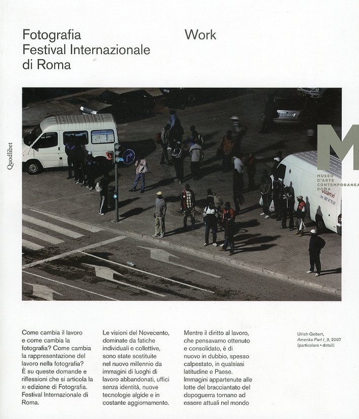 Work. Fotografia. Festival internazionale di Roma 11° Ediz. italiana e … | Immagine principale