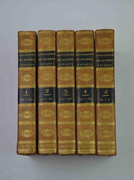 Biographie des hommes vivants ou histoire par ordre alphabetique de … | Immagine principale