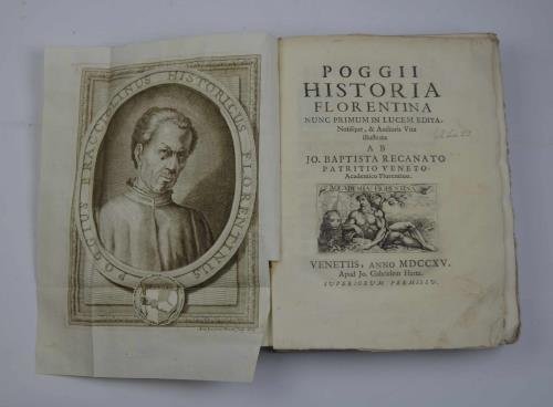 Historia florentina nunc primum in lucem edita, Notisque, et Auctoris …