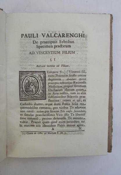 De praecipuis Febribus specimen praticum.