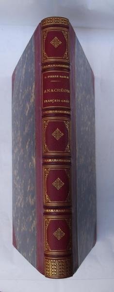 Anacréon francais-grec suivie de pièces anacréontiques de Bion, Théocrite, etc, … | Immagine Gallery 2