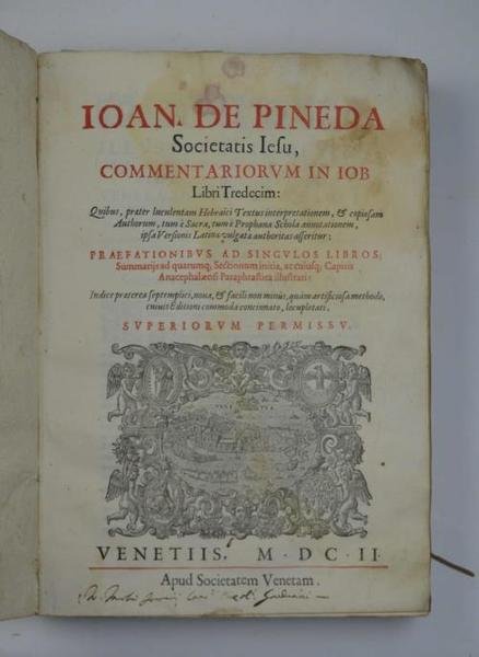 Commentariorum in Iob libri tredecim: quibus, praeter luculentam Hebraici Textus …