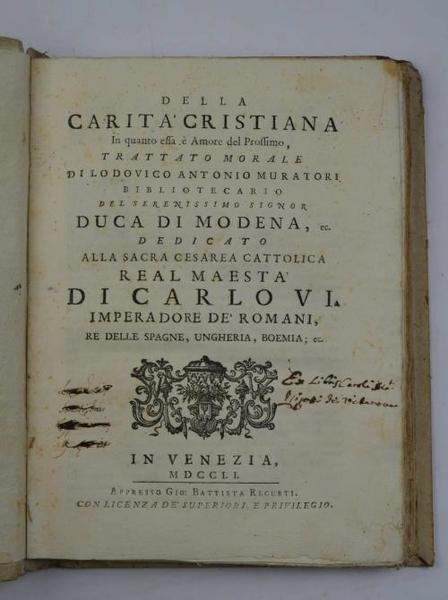 Della carità cristiana.