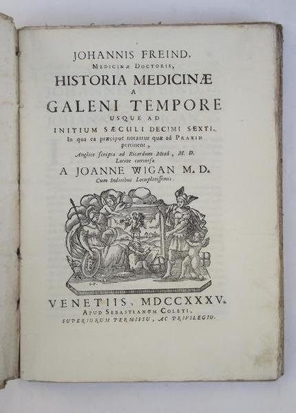 Historia medicinae a Galeni tempore usque ad initium saeculi decimi …