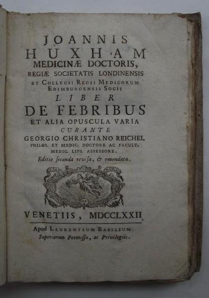 Liber de febribus et alia opuscola varia. Editio secunda revisa, …