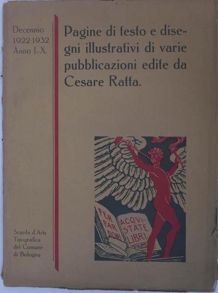 Pagine di testo e disegni illustrativi di varie pubblicazioni edite …