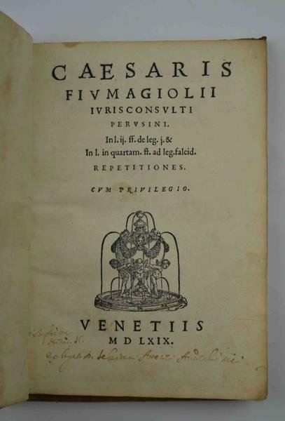 In l. ii. ff. de leg. i. et in l. …