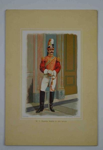 Costumi della corte militare pontificia.