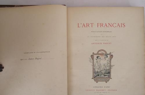 L'art francais. Publication officielle de la Commission des Beaux-arts sous …