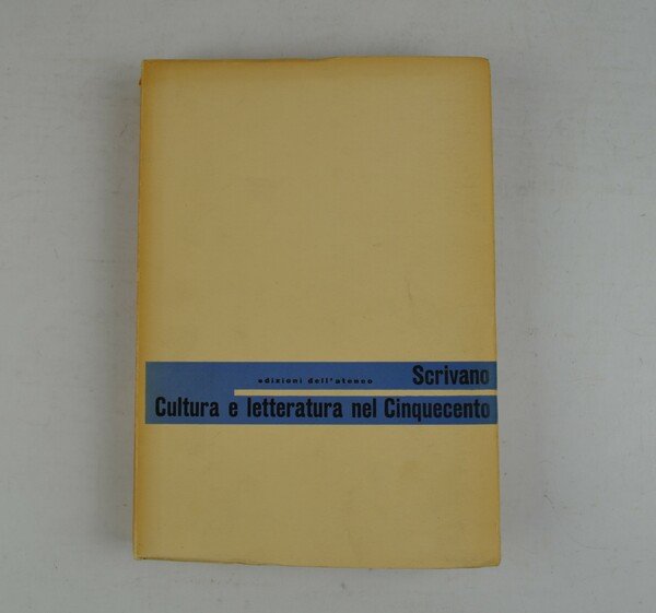 Cultura e letteratura nel Cinquecento.