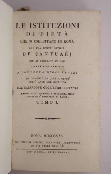 Le istituzioni di pietà che si esercitano in Roma con … | Immagine Gallery 2