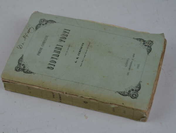 Poesie complete… con un discorso di G.B. Cereseto sulla vita …