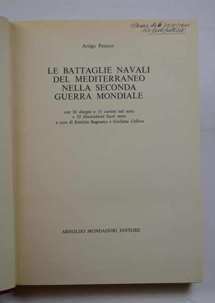 Le battaglie navali del Mediterraneo nella seconda guerra mondiale.