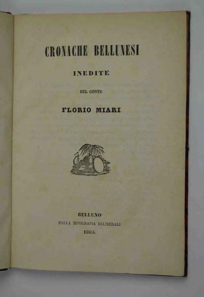 Cronache bellunesi inedite…