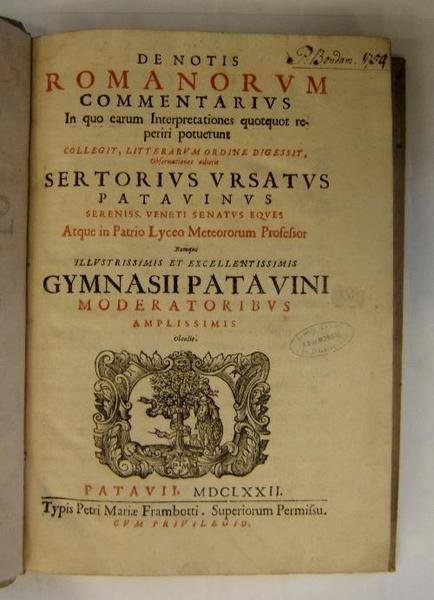 De notis romanorum commentarius in quo earum interpretationes quotquot reperiri …