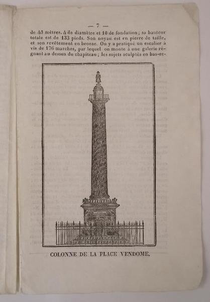 Notice sur la Colonne de Julliet contenant Une description exacte …
