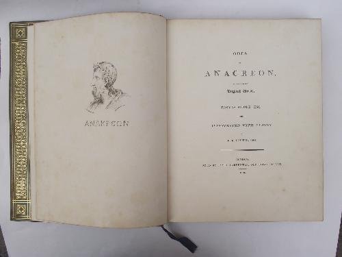 Odes of Anacreon translated into english verse, by Thomas Moore… … | Immagine Gallery 2