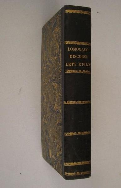 Discorsi letterarj e filosofici… aggiuntavi la risposta ad una critica …