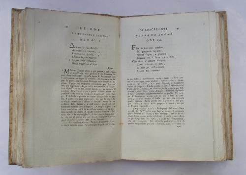 Le odi. recate in versi italiani da Francesco Saverio de' …