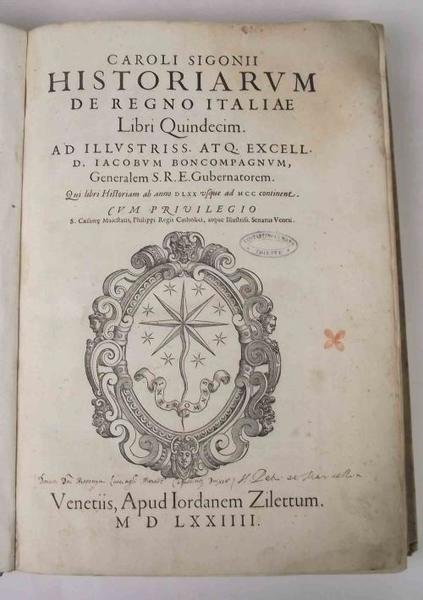 Historiarum de Regno Italiae Libri Quindecim…