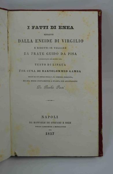 I fatti di Enea stratti dalla Eneide di Virgilio e … | Immagine Gallery 2