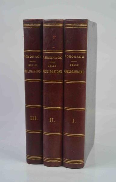 Delle obbligazioni e dei contratti in genere.