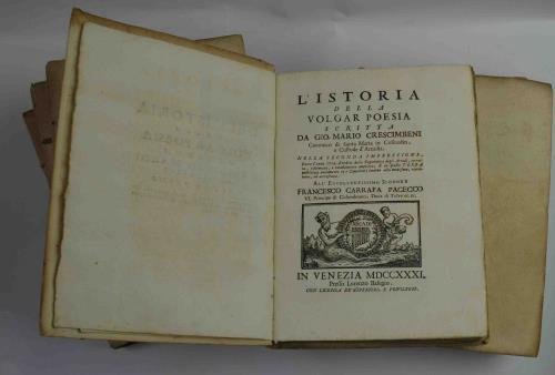 L'istoria della Volgar poesia… in questa terza (edizione) unitamente co … | Immagine Gallery 3