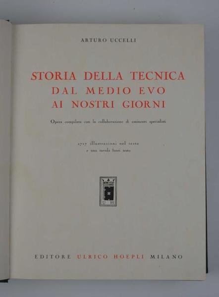 Storia della tecnica dal Medio Evo ai giorni nostri…