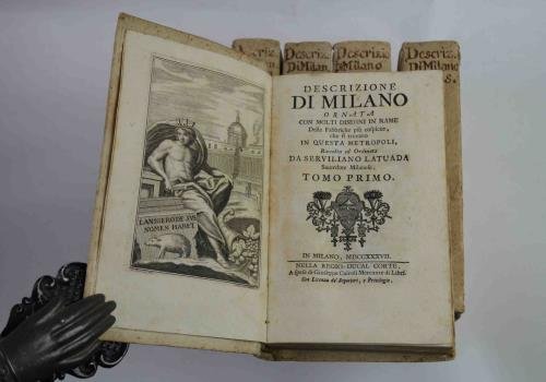 Descrizione di Milano ornata con molti disegni in rame delle …