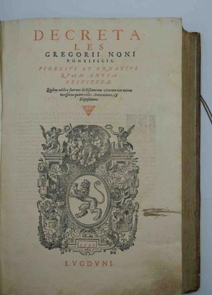 Decretales Gregorii Noni Pontificis, fidelius et ornatius quam antea restitutae…